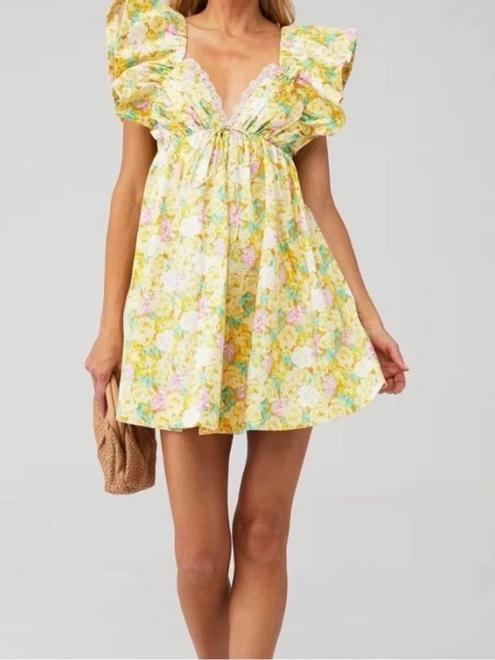For Love & Lemons Tamra Mini Dress - Picture 3 of 7